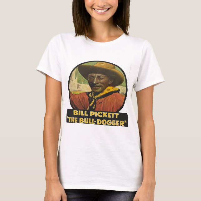 T-shirt Rodeo Cowboy Steer Lutte Bull Dogging Chemise (Devant)