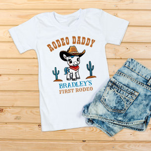 T-shirt Rodeo daddy cowboy bébé cheval fête anniversaire