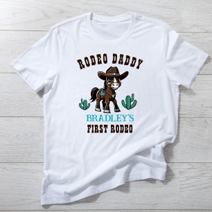 T-shirt Rodeo daddy cowboy fête d'anniversaire