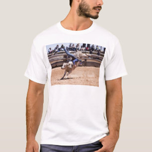 T-shirt Rodéo opposant Taureau