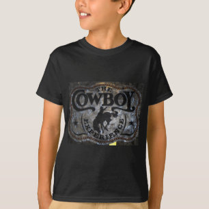 T-shirt Rodéo primitif de cowboy de cheval de pays
