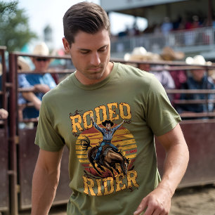 T-shirt Rodeo Rider - Retro Cowboy Vintage