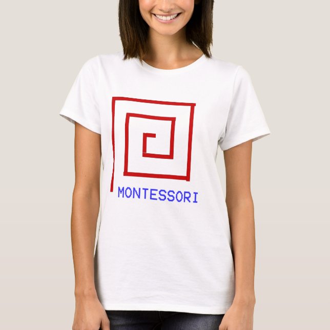 T-shirt Rods rouges Montessori (Devant)