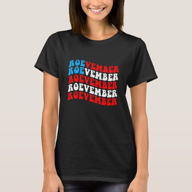 T-shirt ROEVEMBER American Flag Remember November 8 2022 (Devant)