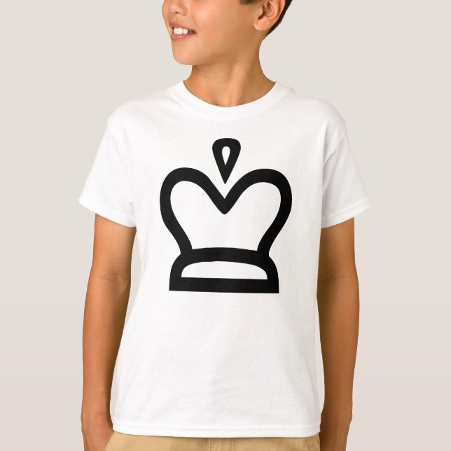 T-shirt Roi blanc (Devant)