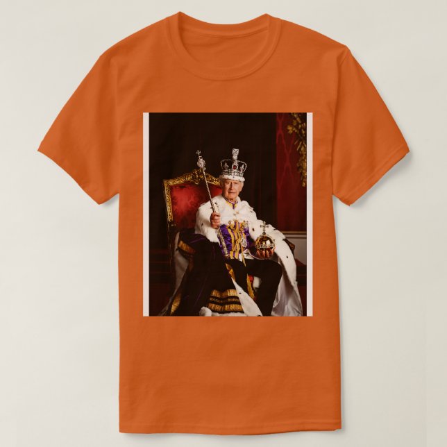 T-shirt Roi Charles III (Design devant)