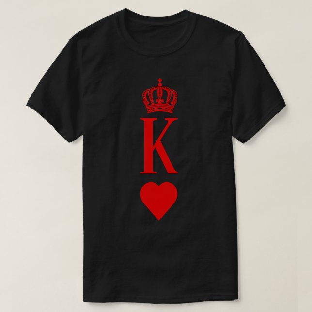 T-shirt Roi De Coeur vintage (Design devant)