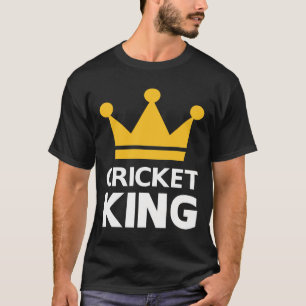T-shirt roi de cricket