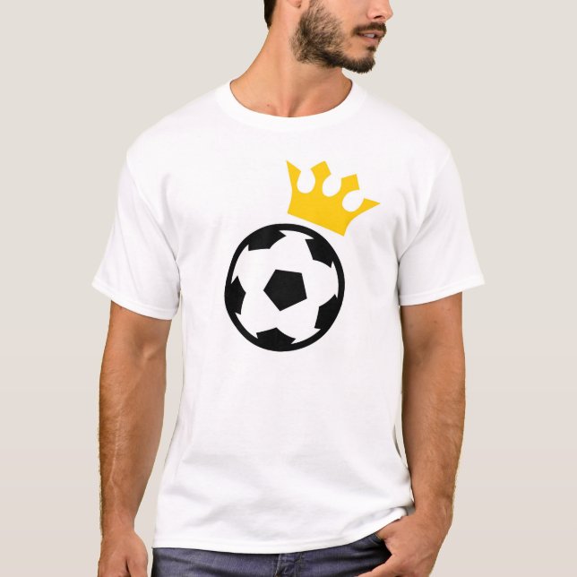 T-shirt Roi de football (Devant)