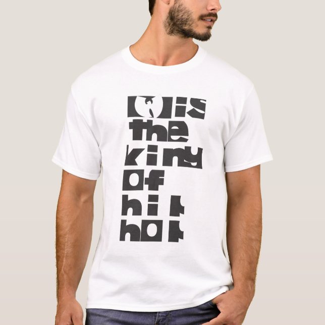 T-shirt Roi de hip hop (Devant)