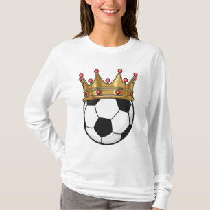 T-shirt Roi de la Couronne de football
