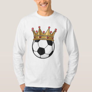 T-shirt Roi de la Couronne de football