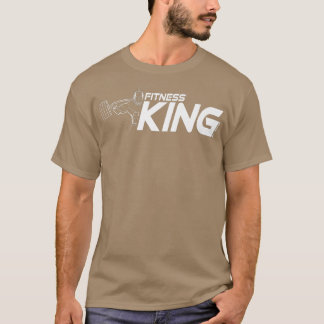 T-shirt Roi de la forme soldat Lion Fitness Gym Motivation