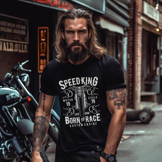 T-shirt Roi de la Vitesse Moto (Créateur téléchargé)
