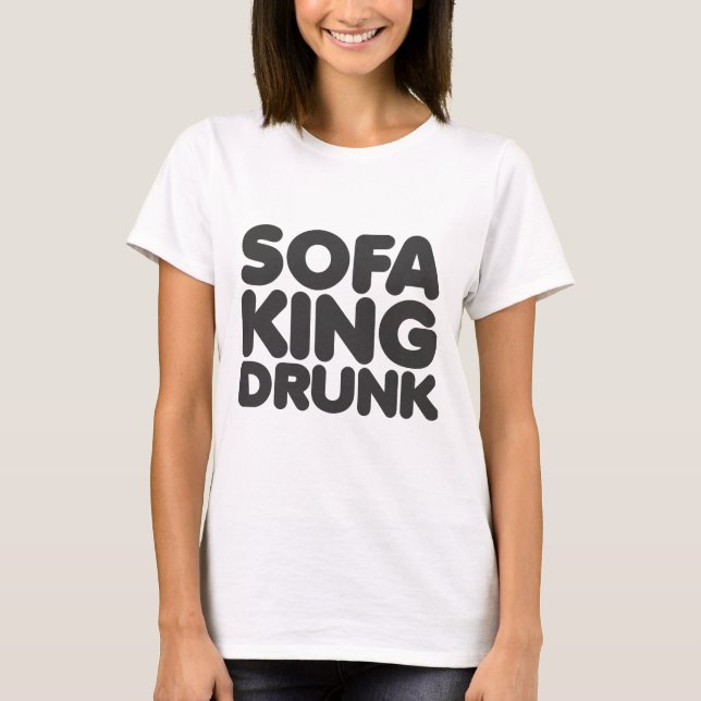 T-shirt roi de sofa bu (Devant)