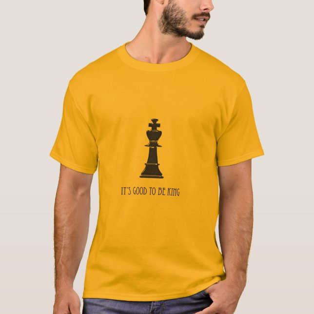 T-shirt roi d'échecs (Devant)