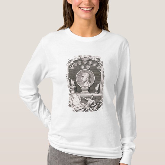 T-shirt Roi d'Egbert (d.839) des saxons occidentales, (Devant)