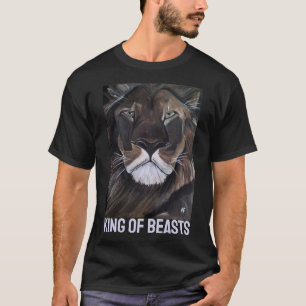 T-shirt Roi des bêtes Peinture par Alfred Fox