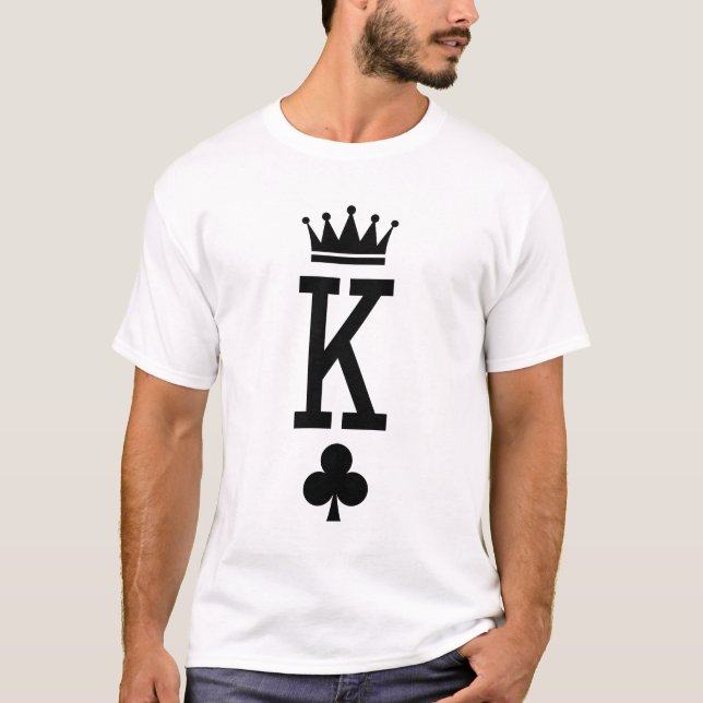 T-shirt Roi des cartes (Devant)