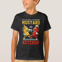Roi des condiments Mustard vs Ketchup Classic