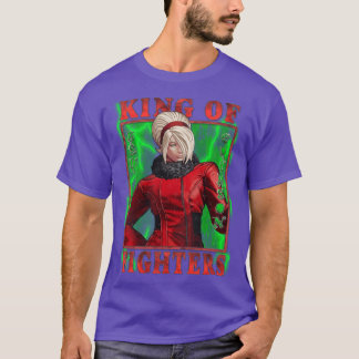 T-shirt Roi des Fighters XV Lueur moqueuse Ash Crimson