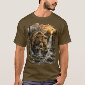 T-shirt Roi des Rapides – Grizzly Géant Vintage