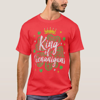 T-shirt Roi Des Shenanigans - Fête De Saint-Patricks Drôle