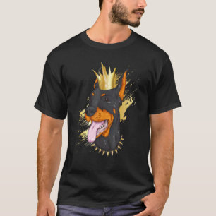T-shirt Roi Doberman Pinscher - Éleveur de chien de compag