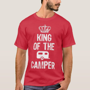 T-shirt Roi Du Camper Drôle cadeau de camping Noël T--