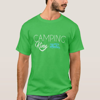 T-shirt roi du camping familial