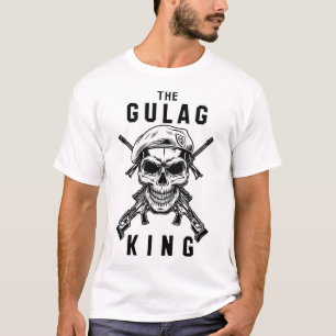 T-shirt Roi du Goulag Gaming Joueur Warzone Joueur Cadeau