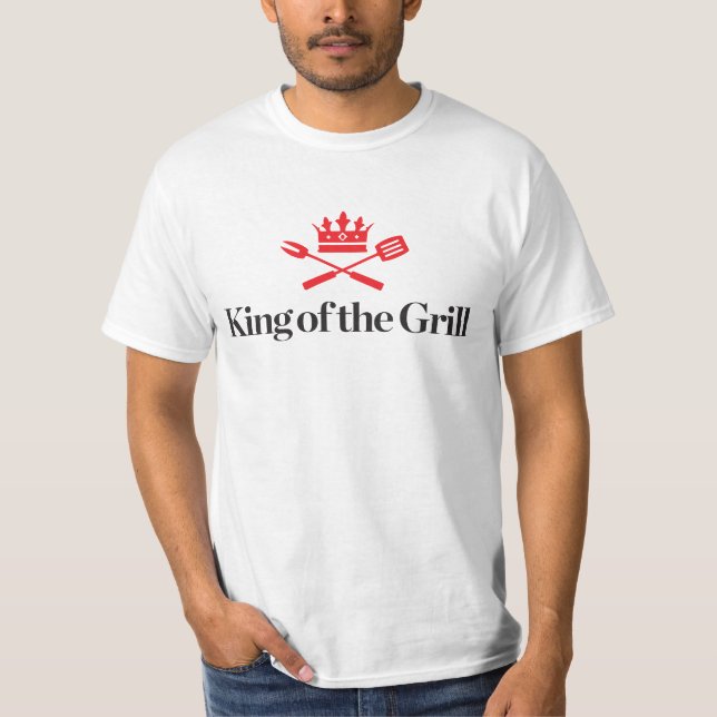 T-shirt Roi du gril (Devant)
