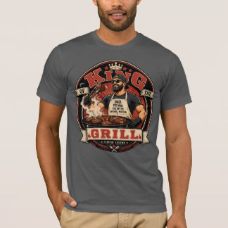 T-Shirt Roi du Grill | Fête des Pères Grillade