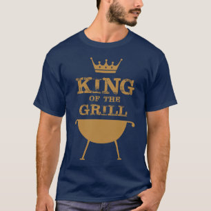 T-shirt Roi Du Grill, Or