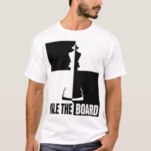 T-shirt Roi du jeu d'échecs, règne sur l'échiquier