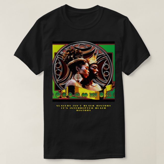 T-shirt Roi et reine d'Afrique (Design devant)