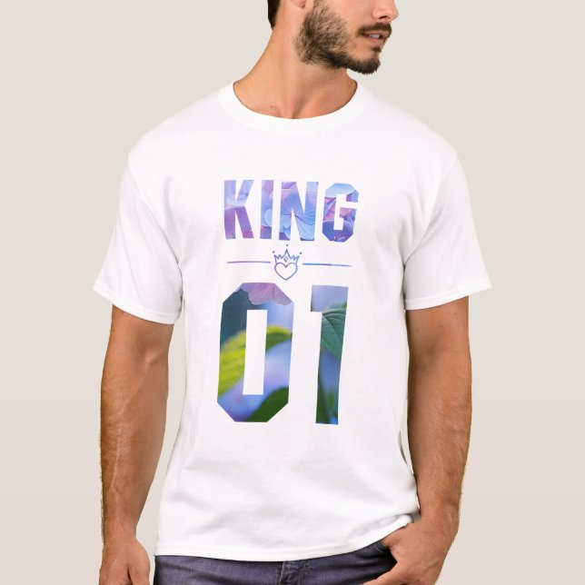 T-shirt Roi et reine des fleurs 01 (Devant)