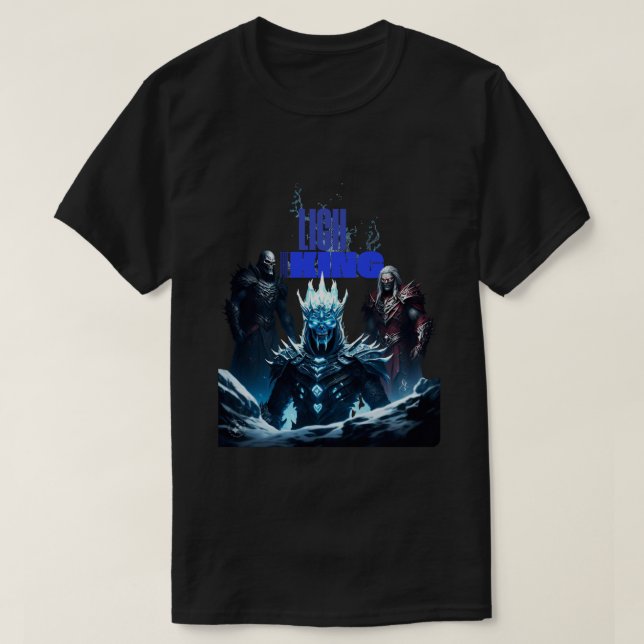 T-shirt roi lich (Design devant)