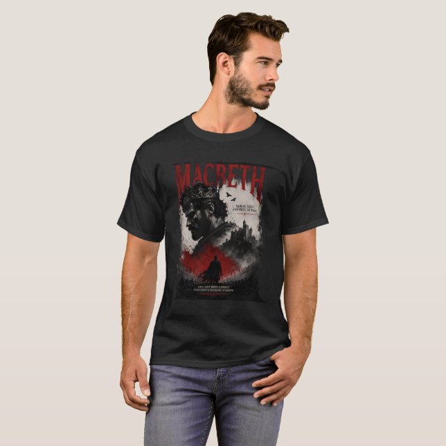 T-shirt Roi Macbeth Dark Fantasy (Devant entier)