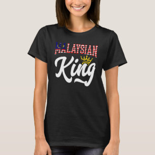 T-shirt Roi malaisien Malaisie Malaisien Drapeau de la Mal