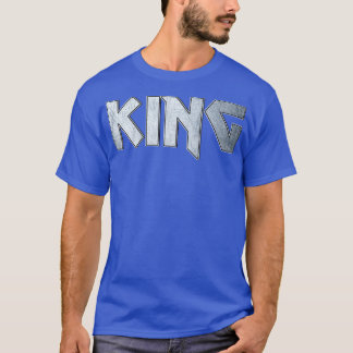 T-shirt Roi métallique lourd
