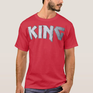 T-shirt Roi métallique lourd