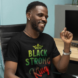 T-shirt Roi noir fort