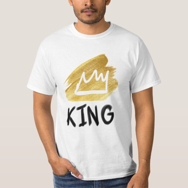 T-shirt ROI (T simple blanc quotidien) (Devant)