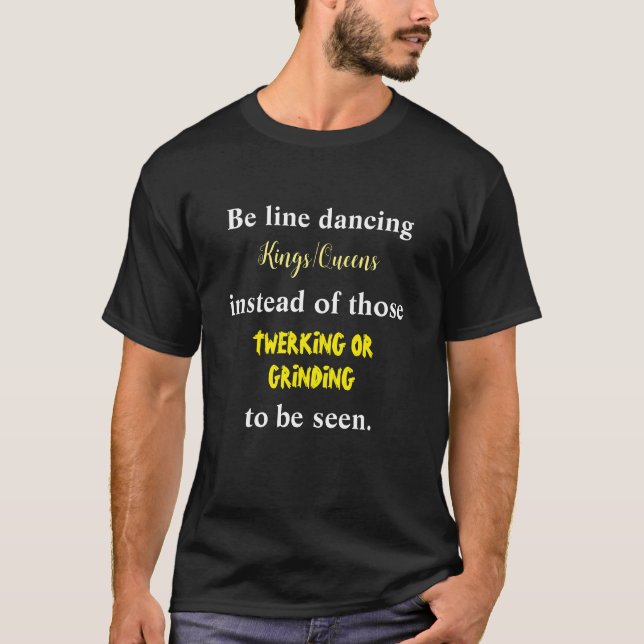 T-shirt Rois dansants en ligne/Reines III (Devant)
