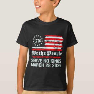 T-shirt Rois en amérique 28 mars 2026 jour des rois drôle