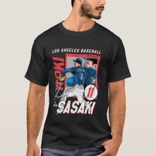 T-shirt Roki Sasaki  Los Angeles D Joueurs de baseball MLB