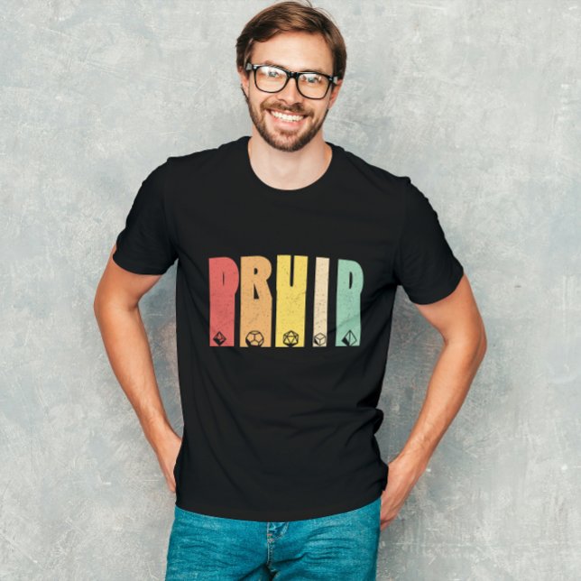 T-shirt Rôle de l'Imaginaire de donjon druide jouant T-shi (Créateur téléchargé)
