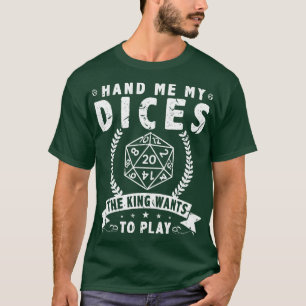 T-shirt Roleplay RPG D20 Dice Tabletop 1