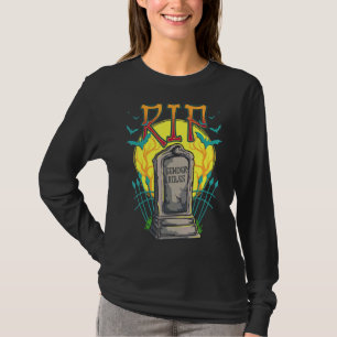T-shirt Rôles hommes-femmes Rôles Halloween LGBT Tombstone